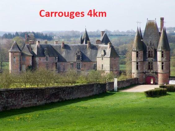 Haras De La Croix D'Argent Bed and Breakfast Saint-Sauveur-de-Carrouges Exteriör bild